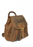 Vintage-Leder Rucksack braun